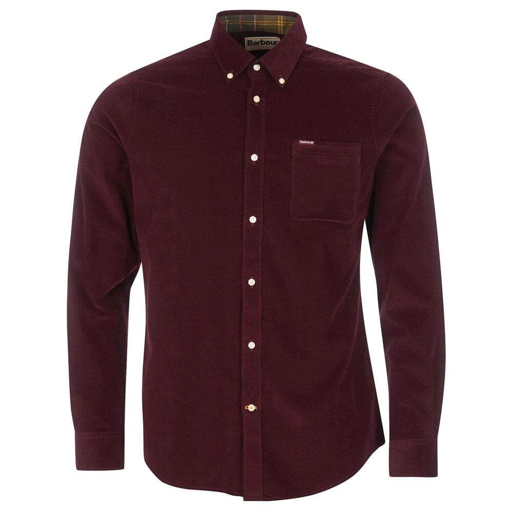 Barbour Winter Red Ramsey Tailored Shirt